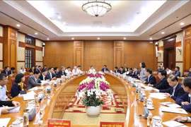 Hội nghị triển khai Chương trình làm việc của Bộ Chính trị, Ban Bí thư năm 2024
