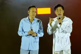 5.000 khán giả đội mưa xem Duy Mạnh, Tuấn Hưng hát