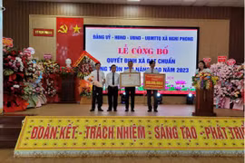 Nghệ An: Thêm 1 xã đạt chuẩn nông thôn mới nâng cao ở huyện Nghi Lộc