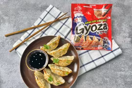 "Trình làng" bánh xếp kiểu Nhật Gyoza, Ajinomoto lấn sân mảng thực phẩm đông lạnh Việt Nam