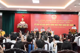 Thái Bình thông qua 8 nghị quyết tại kỳ họp giải quyết công việc phát sinh đột xuất