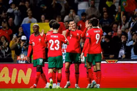 Bồ Đào Nha và Tây Ban Nha cùng thắng, tránh nhau ở tứ kết Nations League