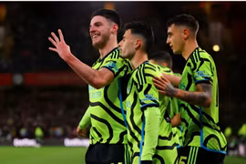 Arsenal đại thắng 6-0 trước Sheffield, bám sát ngôi đầu Ngoại hạng Anh