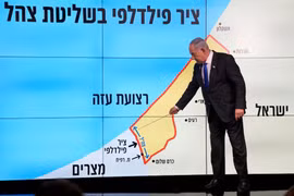 Hành lang biên giới Philadelphi, rào cản thỏa thuận ngừng bắn ở Gaza