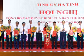 Hà Tĩnh điều động, luân chuyển, bổ nhiệm 24 vị trí cán bộ chủ chốt