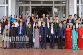 Gặp mặt đại biểu văn nghệ sỹ tỉnh Ninh Bình năm 2024