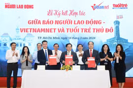 Báo VietNamNet, Báo Người Lao Động, Báo Tuổi trẻ Thủ đô hợp tác đẩy mạnh hoạt động chuyển đổi số