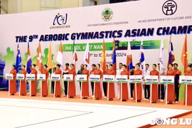 Sôi động giải vô địch Thể dục Aerobic châu Á lần thứ IX năm 2024