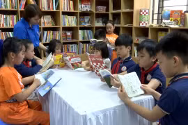 Lan tỏa văn hóa đọc tới thanh thiếu nhi tại địa phương