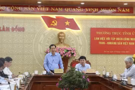 Lãnh đạo Tập đoàn TKV làm việc với Tỉnh uỷ Lâm Đồng: Đẩy mạnh hợp tác triển khai các dự án