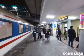 Đường sắt tăng cường chạy tàu sau Tết khi nhu cầu hành khách tăng cao