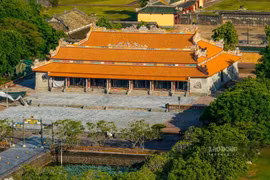 Trùng tu điện Thái Hòa sẽ hoàn thành sớm hơn dự kiến