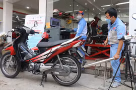 Mô tô, xe gắn máy phải thực hiện kiểm định khí thải để giảm ô nhiễm