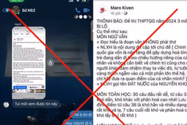 Hội đồng ra đề thi Ngữ văn báo cáo gì trước thông tin giống đề thi trên mạng?