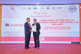 Agribank: Liên tục khẳng định thương hiệu, vị thế qua các giải thưởng uy tín