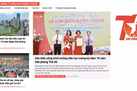 Báo Kinh tế & Đô thị ra mắt chuyên mục Chào mừng 70 năm Ngày Giải phóng Thủ đô