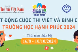 Phát động cuộc thi viết và bình chọn “Trường học hạnh phúc” lần thứ nhất năm 2024