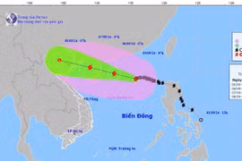 Dự báo trọng tâm 'hứng' bão số 3 là các tỉnh từ Quảng Ninh đến Ninh Bình