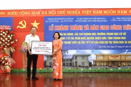 Petrovietnam hỗ trợ 8 tỷ đồng xây dựng trường, trạm tại huyện Triệu Sơn, tỉnh Thanh Hóa