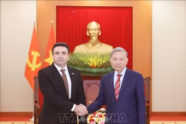 Tổng Bí thư Tô Lâm tiếp Chủ tịch Quốc hội Armenia