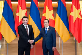 Chủ tịch Quốc hội Trần Thanh Mẫn hội đàm với Chủ tịch Quốc hội Armenia