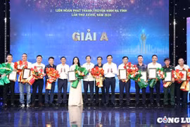 Trao 60 tác phẩm đoạt giải tại Liên hoan phát thanh, truyền hình Hà Tĩnh