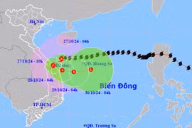 Bão số 6 đang cách Đà Nẵng hơn 100km, gây mưa lớn nhiều tỉnh miền Trung