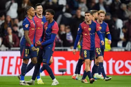 Hàng công chói sáng, Barca thắng đậm Real Madrid ngay tại Bernabeu