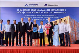 Hòa Phát cung cấp container “Made in Vietnam” cho Hãng tàu Hapag-Lloyd