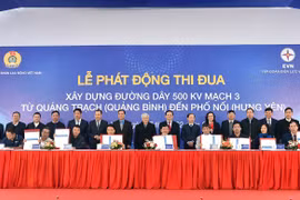 Phát động thi đua xây dựng dự án đường dây 500 kV mạch 3 từ Quảng Trạch đến Phố Nối