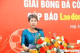 Sôi động Giải bóng đá công nhân, viên chức, lao động Cúp Báo Lao động Thủ đô lần thứ IX - 2024