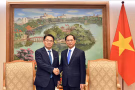 Phó Thủ tướng, Bộ trưởng Bộ Ngoại giao Bùi Thanh Sơn tiếp Thống đốc tỉnh Aichi (Nhật Bản)