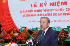 Tổng Bí thư Tô Lâm dự Lễ kỷ niệm 80 năm Ngày truyền thống Tổng cục Chính trị Quân đội Nhân dân Việt Nam