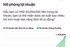 Techcombank ra mắt tính năng mới: Bật để “tiền tự sinh lời”