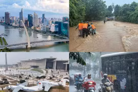 Nóng 18h: Bão số 6 và mưa lũ khiến 5 người chết, 33.000 ngôi nhà bị ngập lụt