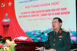 Xây dựng Quân đội nhân dân Việt Nam vững mạnh về chính trị