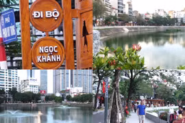 Nhịp sống mới của phố đi bộ hồ Ngọc Khánh