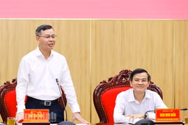 Tổng Kiểm toán nhà nước Ngô Văn Tuấn làm việc với Tỉnh ủy Ninh Bình về công tác phòng, chống tham nhũng, tiêu cực