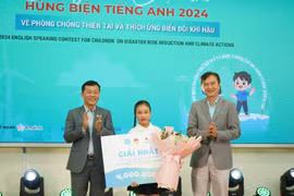 Trao giải cuộc thi hùng biện bằng tiếng Anh về phòng chống thiên tai và thích ứng với biến đổi khí hậu 2024