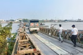 Ngày 22/8 cấm cầu phao Ninh Cường - Nam Định để sửa chữa