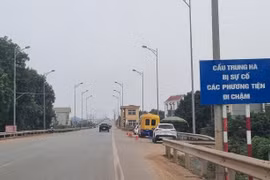 Hà Nội: Lộ trình mới cho phương tiện di chuyển qua cầu Trung Hà