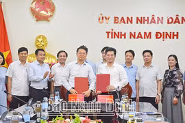 Ký kết biên bản ghi nhớ Dự án nâng cấp hệ thống thủy lợi tỉnh Nam Định thích ứng với biến đổi khí hậu