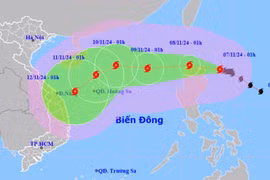 Bão Yinxing mạnh cấp bao nhiêu và bao giờ đổ bộ vào Biển Đông?