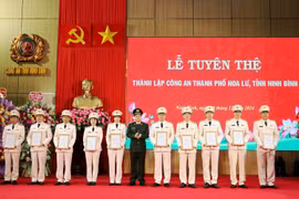 Quyết định của Bộ trưởng Bộ Công an về thành lập Công an thành phố Hoa Lư