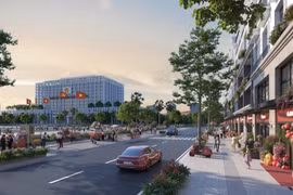 Phố đi bộ nơi “tọa độ kim cương” của Phổ Yên chính thức lộ diện