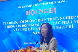 Kiên Giang: Bồi dưỡng kiến thức về công tác phát ngôn và cung cấp thông tin báo chí