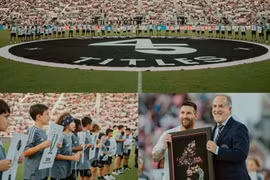 Inter Miami tôn vinh ông hoàng danh hiệu Messi theo cách độc đáo hiếm thấy