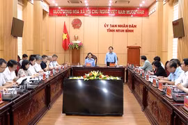 Đoàn công tác thành viên Chính phủ làm việc với tỉnh Ninh Bình