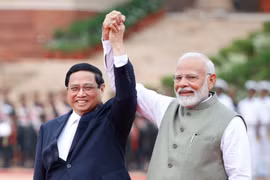 Thủ tướng Ấn Độ Narendra Modi chủ trì lễ đón chính thức Thủ tướng Phạm Minh Chính