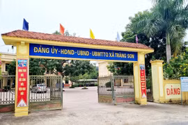 Bao giờ chính quyền huyện Đô Lương xử lý được việc tự ý xây dựng nghĩa trang trên đất lâm nghiệp ở xã Tràng Sơn?